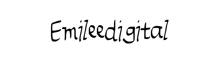Emileedigital Font