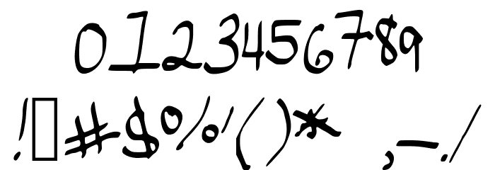 Emileedigital Font OTHER CHARS