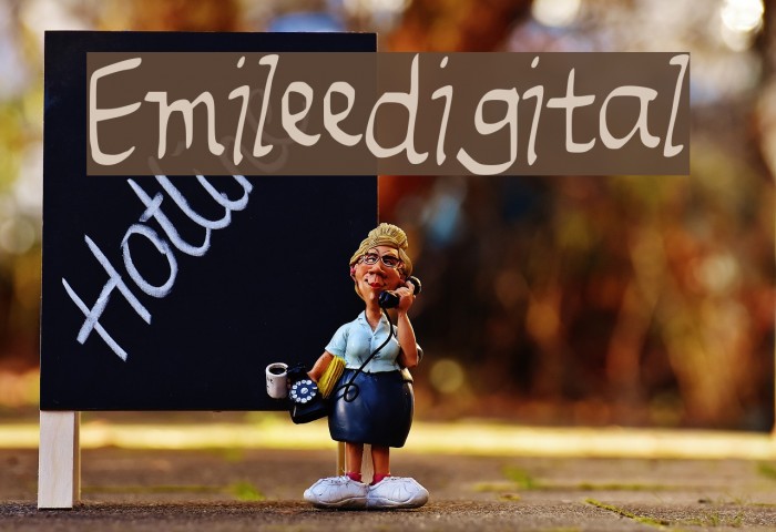 Emileedigital Font examples