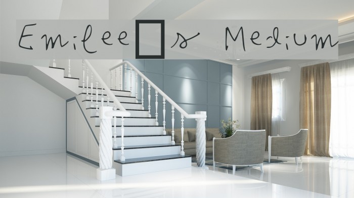 Emilee's Medium Font examples