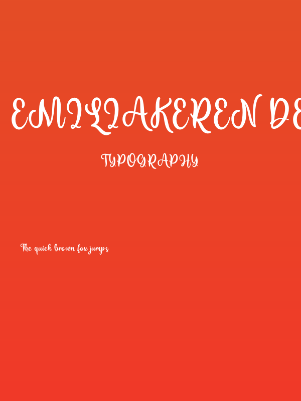 EmiliaKeren Demo Poster