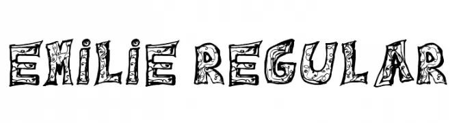 Emilie Regular  Frei Schriftart Herunterladen