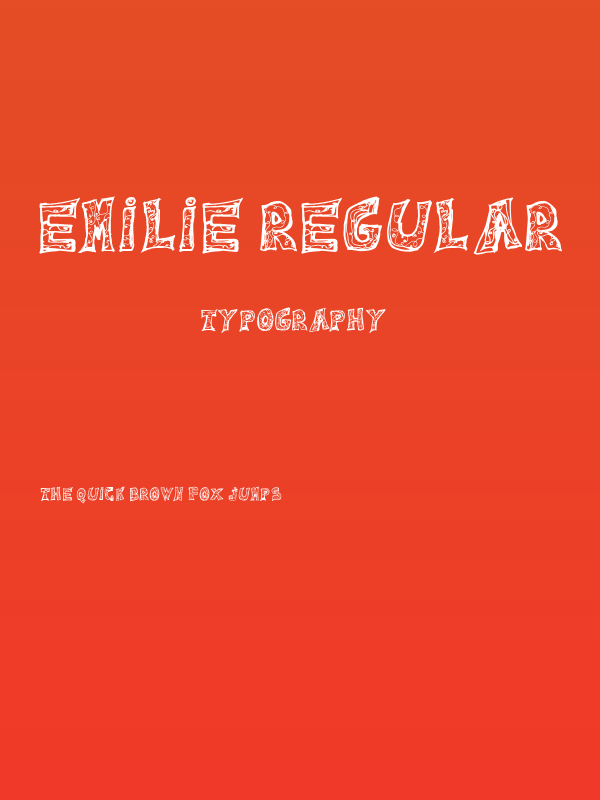 Emilie Regular Poster