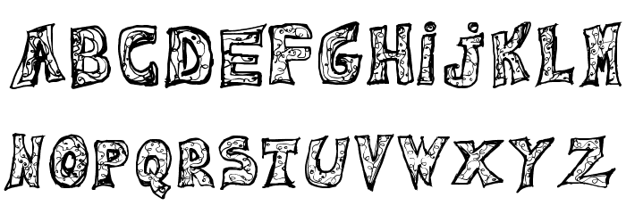 Emilie Regular Font LOWERCASE