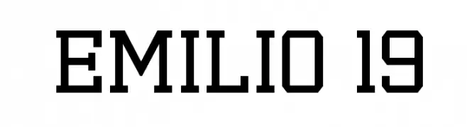 Emilio 19  Frei Schriftart Herunterladen