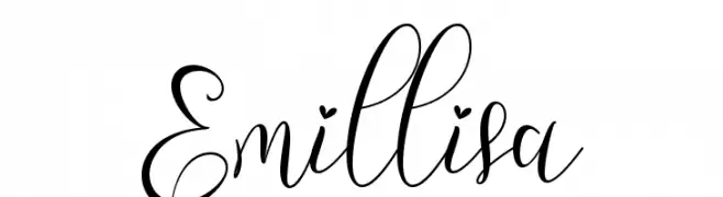 Emillisa  Descarca Fonturi Gratis