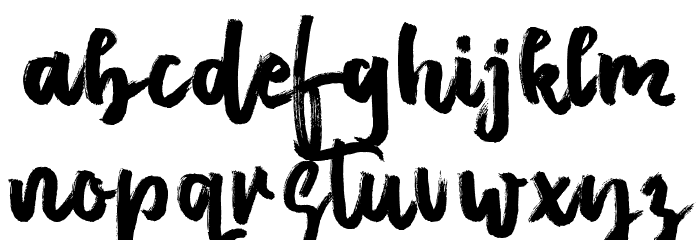 Emilly Stories Font LOWERCASE