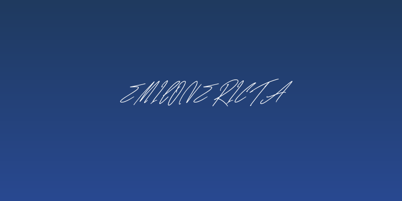 Emilone Ricta Social Header