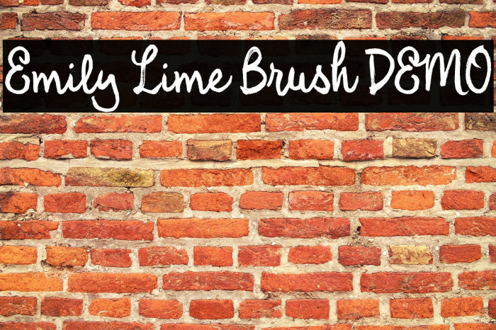 Emily Lime Brush DEMO Example 1
