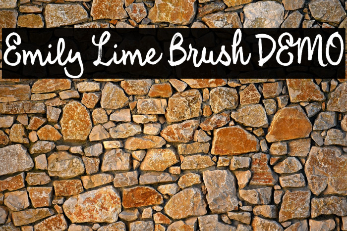 Emily Lime Brush DEMO Example 2