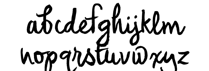 Emily Lime Brush DEMO Font LOWERCASE