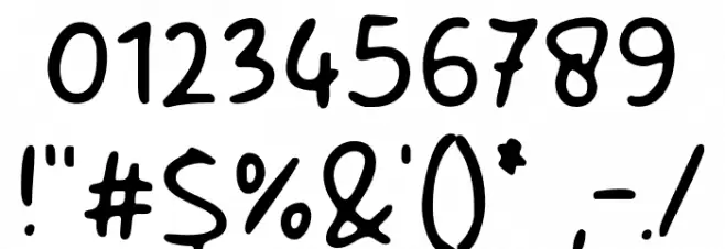 Emily Olivia Font OTHER CHARS