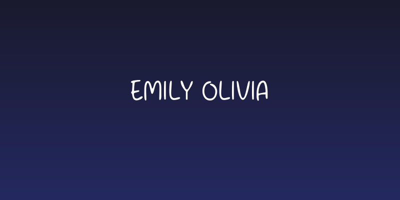 Emily Olivia Social Header