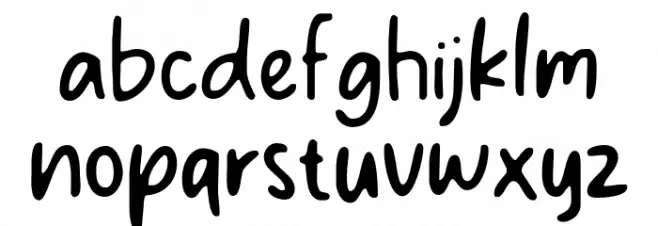 Emily Olivia फ़ॉन्ट लोअरकेस