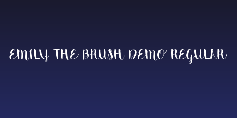 Emily The Brush Demo Regular Social Header