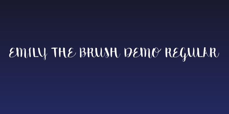 Emily The Brush Demo Regular Social Header