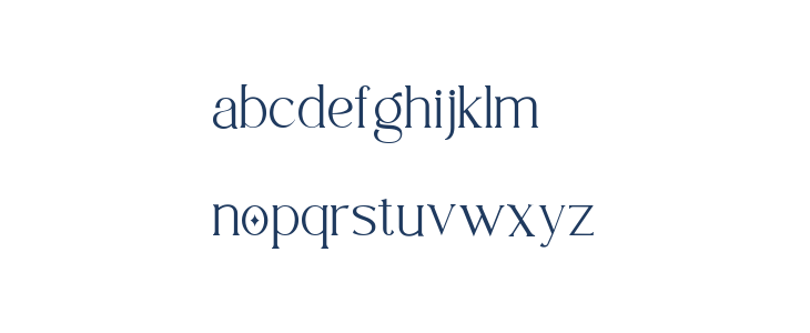 Emilya Rown DEMO Regular Lowercase