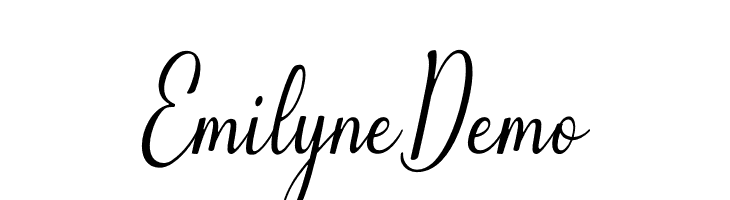 Emilyne Demo  नि: शुल्क फ़ॉन्ट्स डाउनलोड