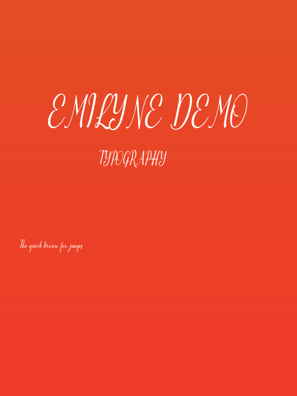 Emilyne Demo Poster