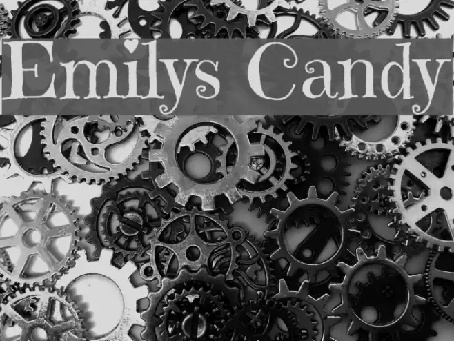 Emilys Candy Font examples