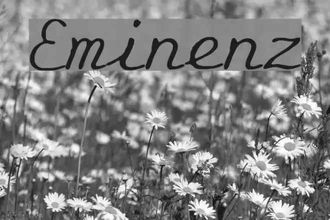 Eminenz Font examples