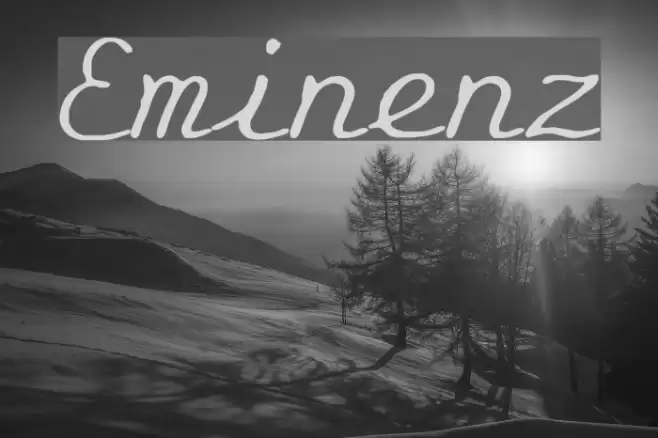 Eminenz Font examples