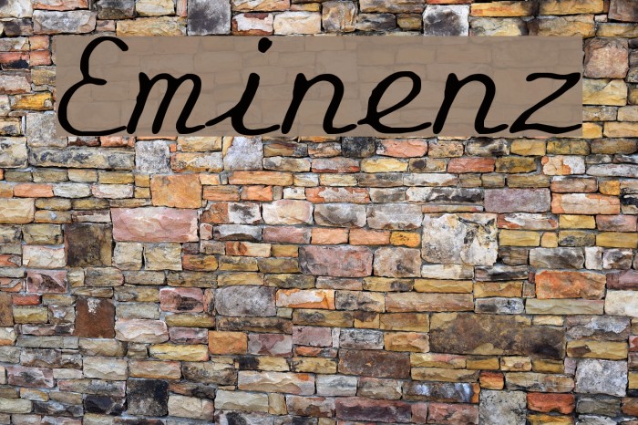 Eminenz Font examples