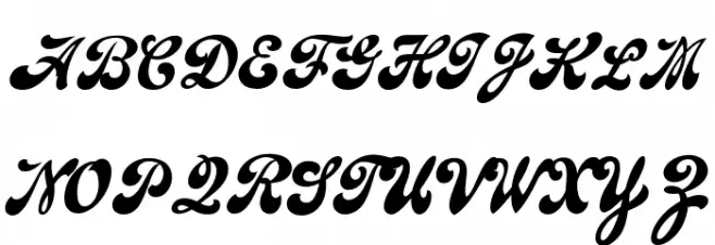 Emiral Script PERSONAL USE Fonte MAIÚSCULAS