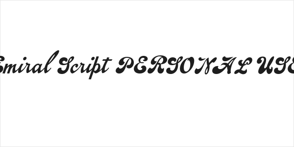 Emiral Script PERSONAL USE Logo