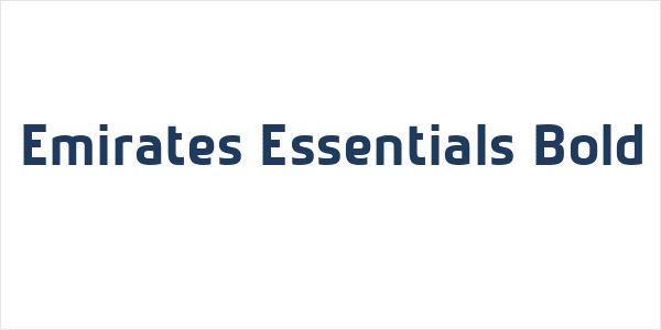 Emirates Essentials Bold Logo