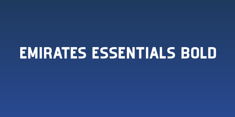 Emirates Essentials Bold Social Header