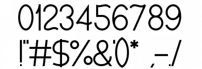 Emirose Font OTHER CHARS