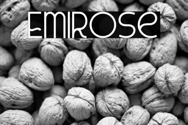 Emirose Font examples