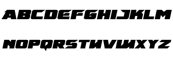 Emissary Condensed Italic Font LOWERCASE