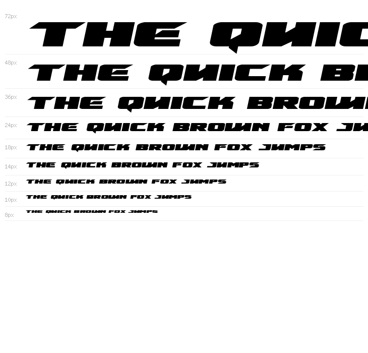 Emissary Expanded Italic Waterfall