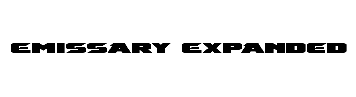 Emissary Expanded  Frei Schriftart Herunterladen