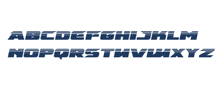 Emissary Halftone Italic Lowercase