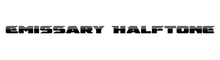 Emissary Halftone  Fuentes Gratis Descargar