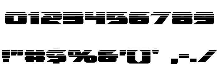 Emissary Halftone Font OTHER CHARS