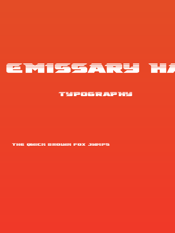 Emissary Halftone Poster