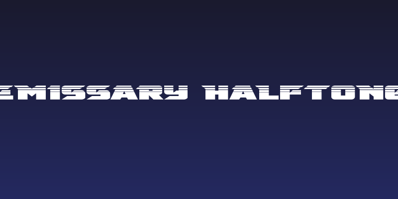 Emissary Halftone Social Header