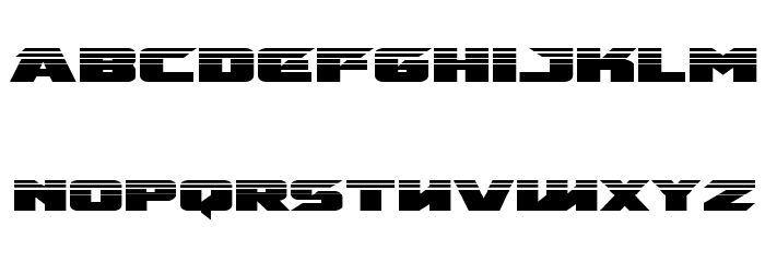 Emissary Halftone Font LOWERCASE