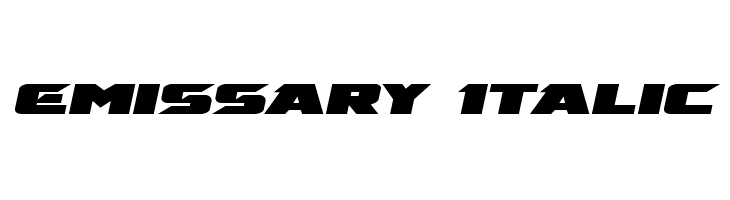 Emissary Italic Font