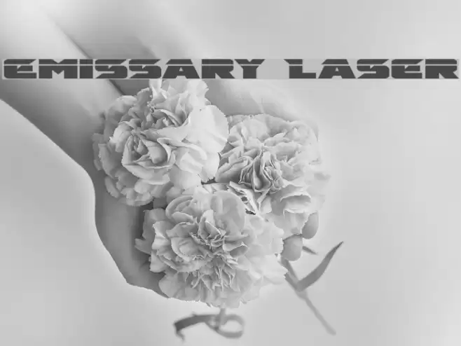 Emissary Laser Font examples