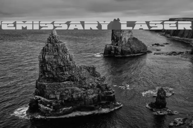 Emissary Laser Font examples