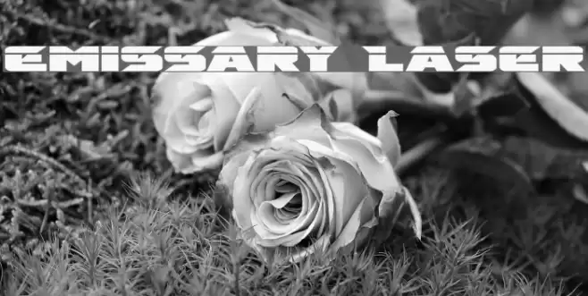 Emissary Laser Font examples