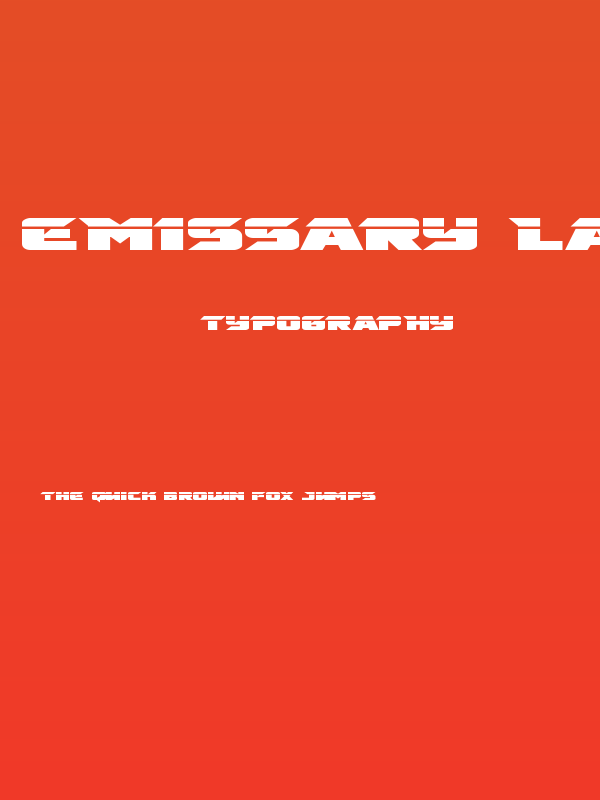 Emissary Laser Poster