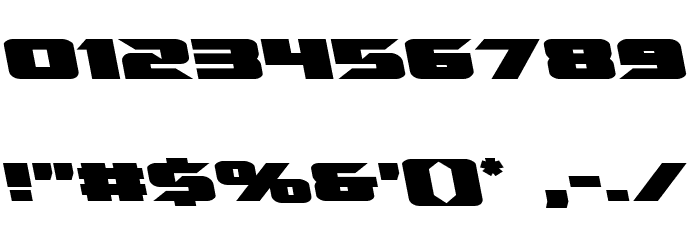 Emissary Leftalic Font OTHER CHARS