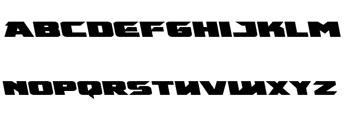 Emissary Leftalic Font LOWERCASE
