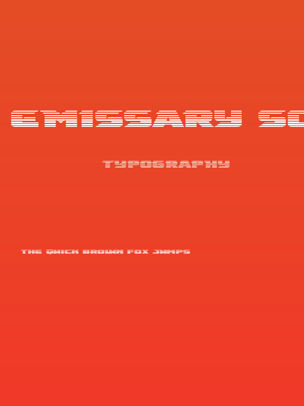 Emissary Scanlines Poster
